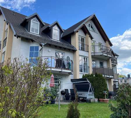 Sanierte 2-Zimmer-Wohnung mit Terrasse und Gartenanteil in Burkhardtsdorf