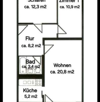 Ansprechende 3-Zimmer-Hochparterre-Wohnung mit Balkon in Dresden