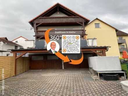 gepflegtes Wohnhaus auf 4 Ebenen mit Dachterrasse und 2 Balkonen sowie Garage in Vacha zu verkaufen