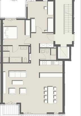 Hochwertige, großzügige und sehr helle Wohnung im ruhigen Innenhof