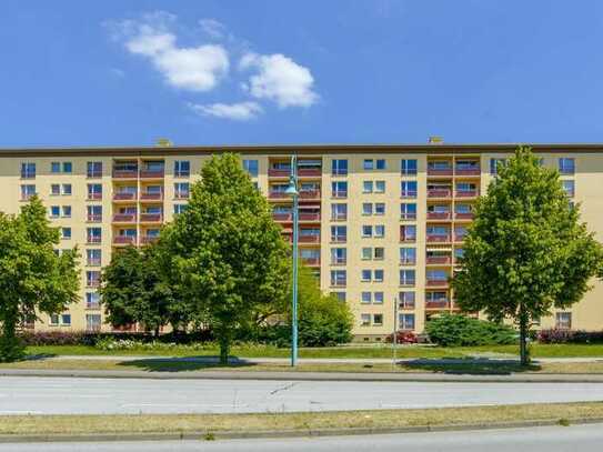 2-Raumwohnung mit 2 Balkonen und Dusche in der Neustadt!