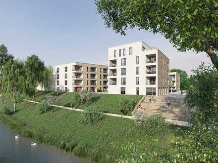 Direkt in der Natur und dennoch nah an der Stadt - moderne Wohnung mit allem Komfort