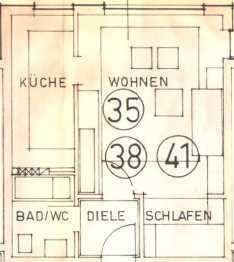 helle 1-Zimmer-Wohnung in ruhiger Lage