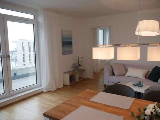 Attraktive 2-Zimmer-Wohnung mit EBK, FBH & Balkon am neuen Hafen!