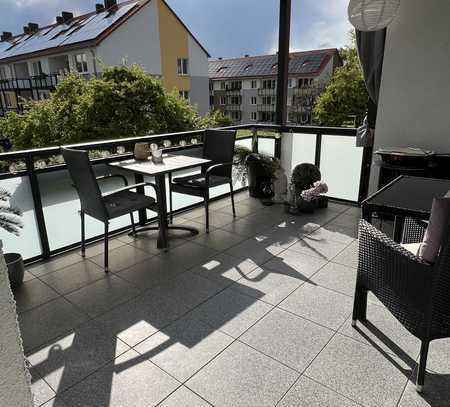 Schöne 3-Zimmer Wohnung mit Balkon und Einbauküche in Leinhausen