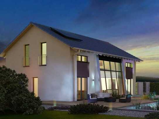 Großzügiges Einfamilienhaus Trendline S 2 mit stilvoller Glasfront