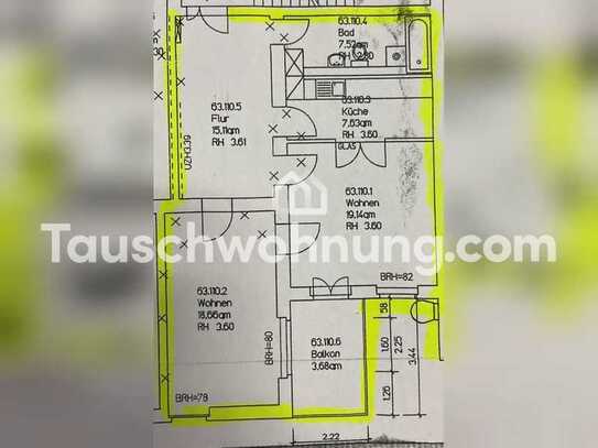 Tauschwohnung: Charmante Altbau - Wohnung im Zentrum