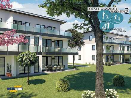 Neubau Am Schwimmbad 2, Seligenstadt, 3-Zimmer Wohnung EG, Haus 4, Whg 1, mit Terrasse