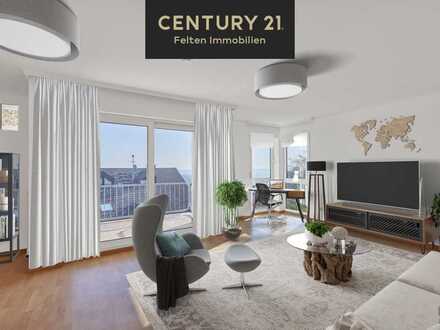 Maisonette-Wohnung mit spektakulärem Blick in bevorzugter Wohnlage