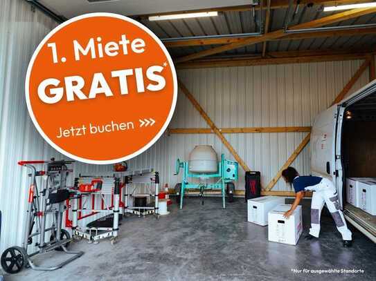 Erste Miete Gratis! 112 m² Lager- & Hallenflächen mit Strom zur Miete