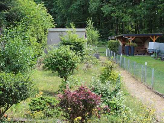 Sonniger Garten, Dachgeschoss mit Ausbaupotenzial, 220 m zum Kalksee