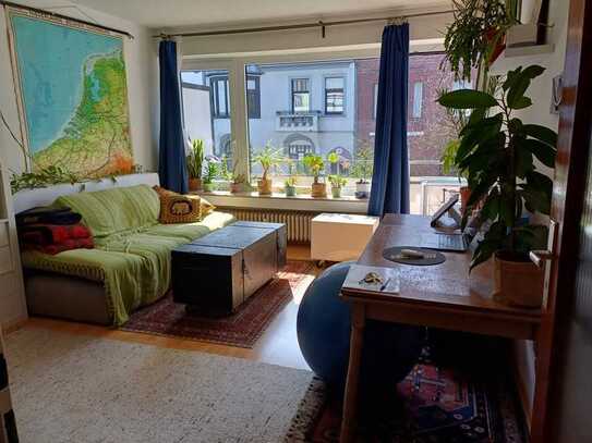 Helles freundliches Appartement mit Balkon in Krefeld Bismarckviertel