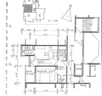 Stilvolle, gepflegte 2-Raum-Wohnung mit Balkon und Einbauküche in Ottobrunn