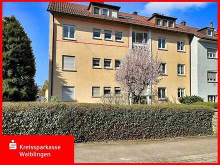 Sofort beziehbare 3-Zimmer-Wohnung
in sonniger Aussichtslage von S - Bad-Cannstatt