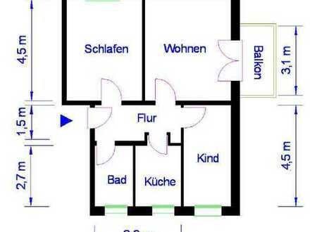 Schöne gelegene 3 Zimmerwohnung in der alten Neustadt