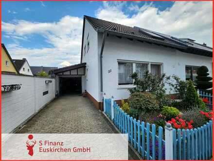 Euskirchen
Doppelhaushälfte mit Garage und schönem Garten in begehrter Wohnlage