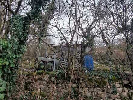 Gartengrundstück mit Gartenhaus in Marbach am Neckar