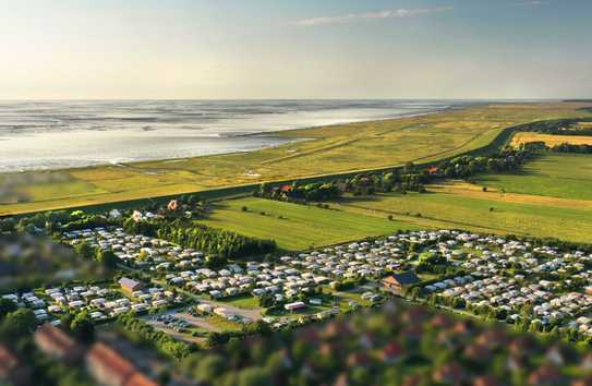 Rarität – Campingplatz direkt an der Nordsee