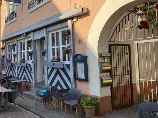 Wunderschönes Café/Restaurant im Herzen Zwingenbergs-brauereifrei