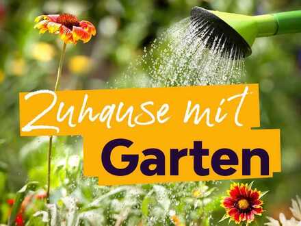 Geräumige Erdgeschosswohnung für Gartenfreunde +++ Frisch renoviert!