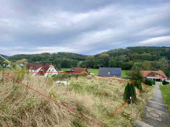 Nur ca. 15km Entfernung von Bayreuth! Voll erschlossenes Baugrundstück mit Blick ins Grüne