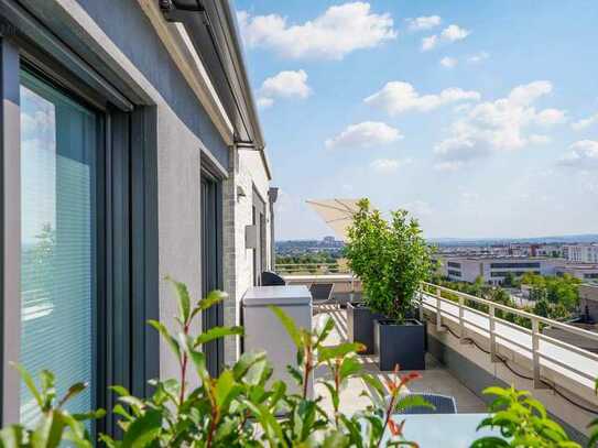 ***SKYLINE & TAUNUSBLICK*** lichtdurchflutetes 4 Zi.-Penthouse mit luxuriöser Sonderausstattung