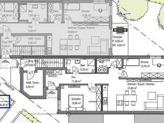 3 ZKB Neubauwohnung im Erdgeschoss C01