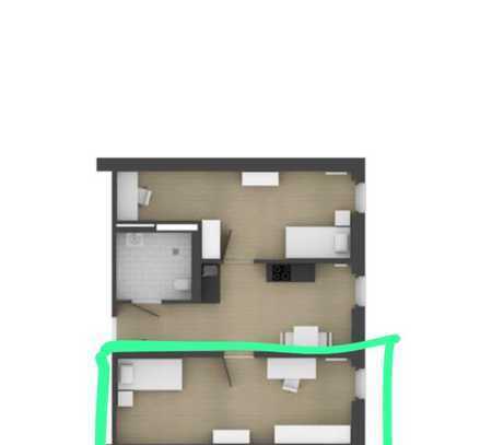 WG Zimmer zur Untermiete mit Tiefgaragenparkplatz und Kellerraum