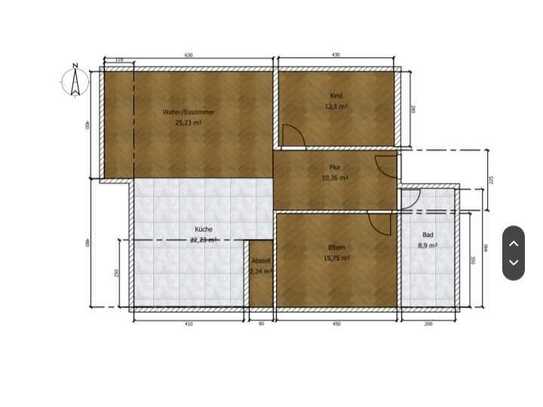 3 Zi. Maisonette-Wohnung 117qm, offener Grundriss, hobbyraum, Garten, Kamin, Hobbyraum