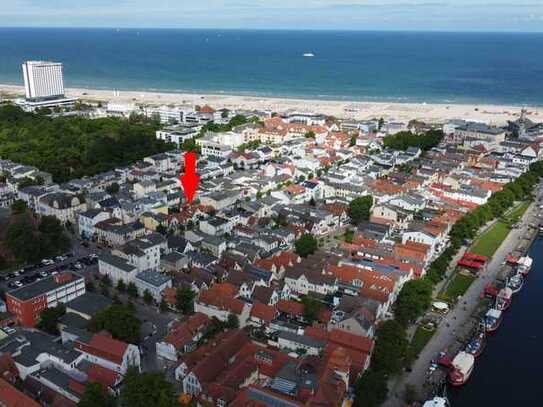 Stilvolles WGH mit 2 Ferienwohnungen im Ostseebad Warnemünde