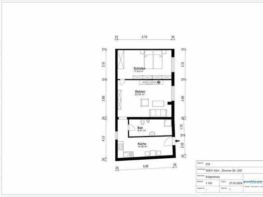 Moderne 2-Zimmer Wohnung für maximalen Wohlfühlfaktor - frisch Kernsaniert!