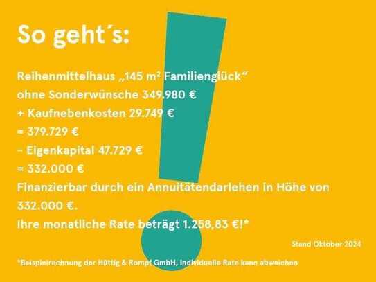 Bereits 70% reserviert! 145 m² Familienglück in Jülich - Ihr Reihenmittelhaus in neuer Wohnsiedlung!