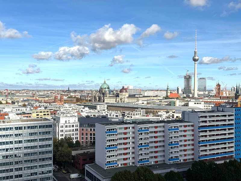 City-Apartment mit spektakulärer Aussicht über Berlin Mitte