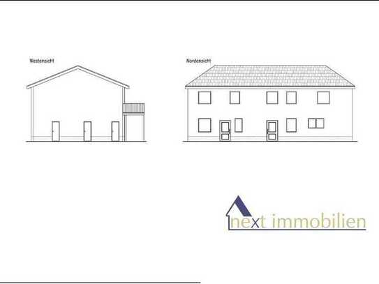 Baugrundstück mit Baugenehmigung für ein Mehrfamilienhaus mit 3 Wohnungen