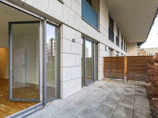 Terrassenwohnung mit EBK | 2 Bäder | Fußbodenheizung