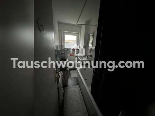 Tauschwohnung: 2 Zimmerwohnung vor wunderschöner Wiese gegen 3 Zimmer