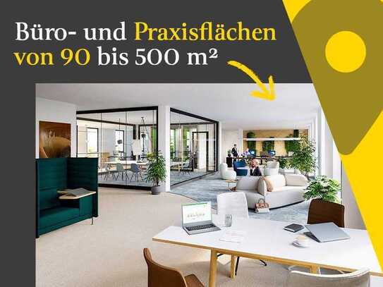 Büro- und Praxisflächen von 90 bis 500 m²