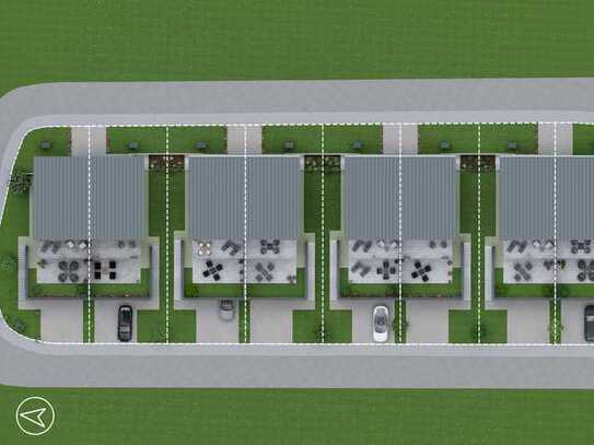 Voll erschlossenes Grundstück für Doppelhaus ohne Bauzwang mit Traumblick in Hunderdorf.