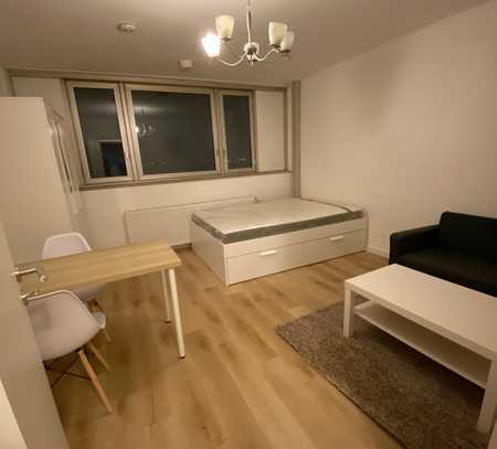 Saniertes möbliertes 1-Zimmer Apartment mit super Ausblick