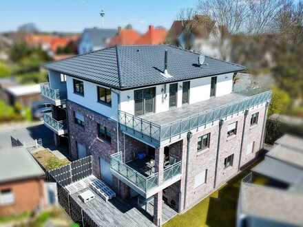 Traumhafte lichtdurchflutete 4-Zi.-Penthouse-Whg, Exklusiv - 2 Dachterrassen, EBK, Kamin, Fahrstuhl.