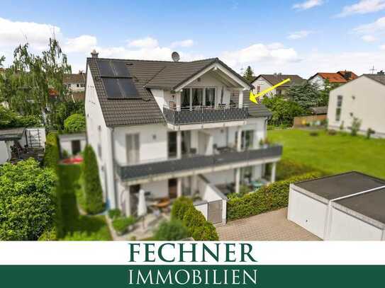 3-Zimmer-Dachgeschosswohnung (gesamte Etage) mit Garage, Stellplatz und Einbauküche in Lenting!