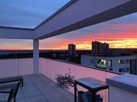 Moderne 3-Zimmer-Wohnung inkl. Küche mit wunderschönem Weitblick auf Ulm zu vermieten