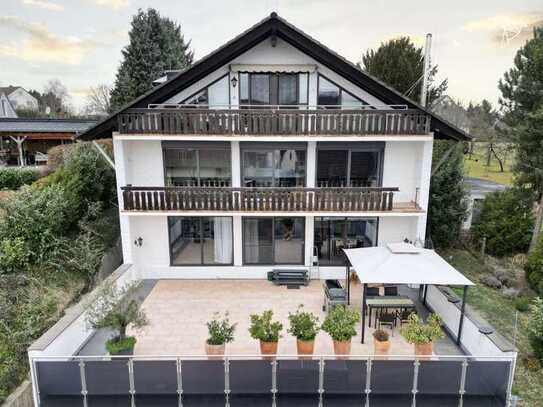 MODERN UND EXKLUSIV 🔑 Stilvolle 4,5-Zimmer-Wohnung mit Kamin und großer Terrasse in Großostheim!