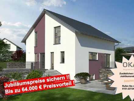 OKAL-AKTIONSHAUS zzgl. Jubiläumsrabatt - Malervorbereitet inkl. Grundstück