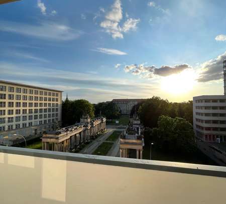 Befristete Miete einer geschmackvollen 2-Zimmer-Wohnung mit Balkon und ausgestatteter Küche