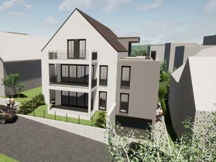 Neubauprojekt - moderne, barrierefreie 4-Zimmer-Erdgeschosswohnung mit Terrasse und Garten