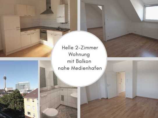 2 Zimmer-Wohnung mit Einbauküche & Blick zum Medienhafen