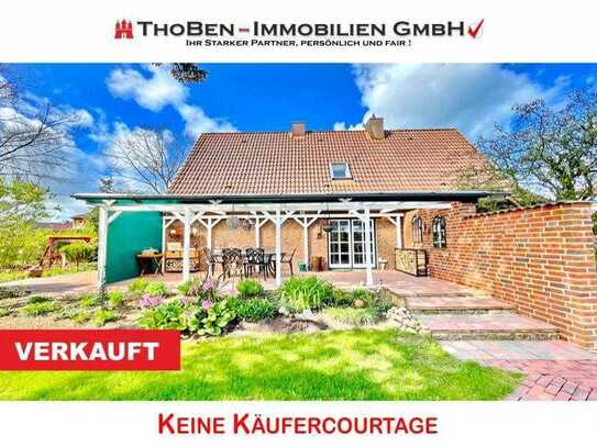 VERKAUFT --- "OASE" IN LÄNDLICHER IDYLLE BEI HAMBURG !!! 1897 m² GRUNDSTÜCK INKLUSIVE !!!