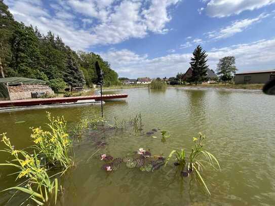 #Haus am See? Haus mit 700 qm eigenem Schwimmteich!