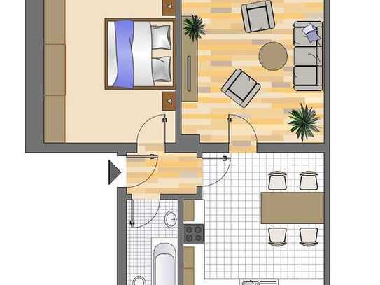 Ab sofort! Gemütliche 2-Zimmer-Wohnung in Herten Westerholt